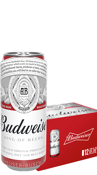 Budweiser Beer Bottle 340ml