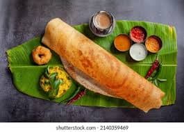 Mysore Masala Dosa (With Red Chutney)